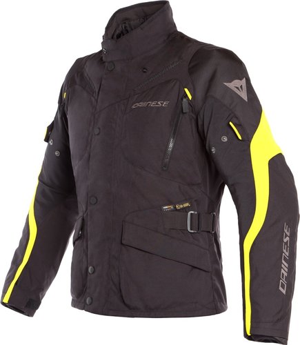 Dainese Tempest 2 D Dry Motorfiets Textiel Jas Zwart Geel 56 dainese kopen in de aanbieding