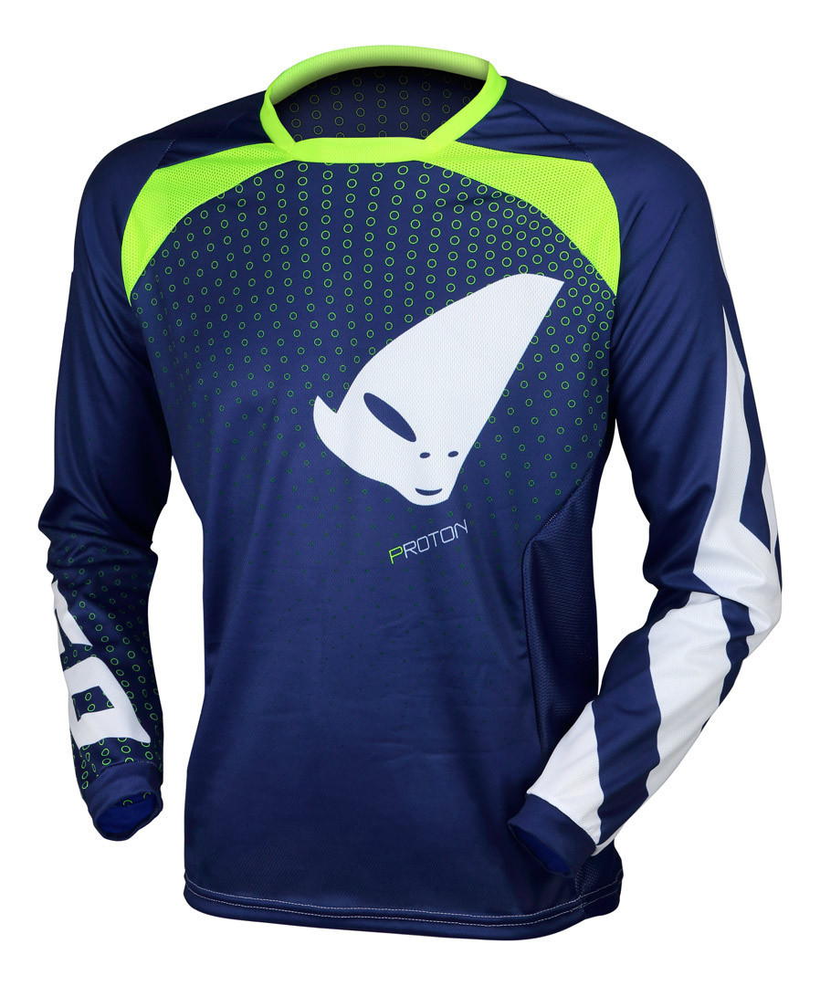 UFO Proton Maillot de motocross Bleu 46
