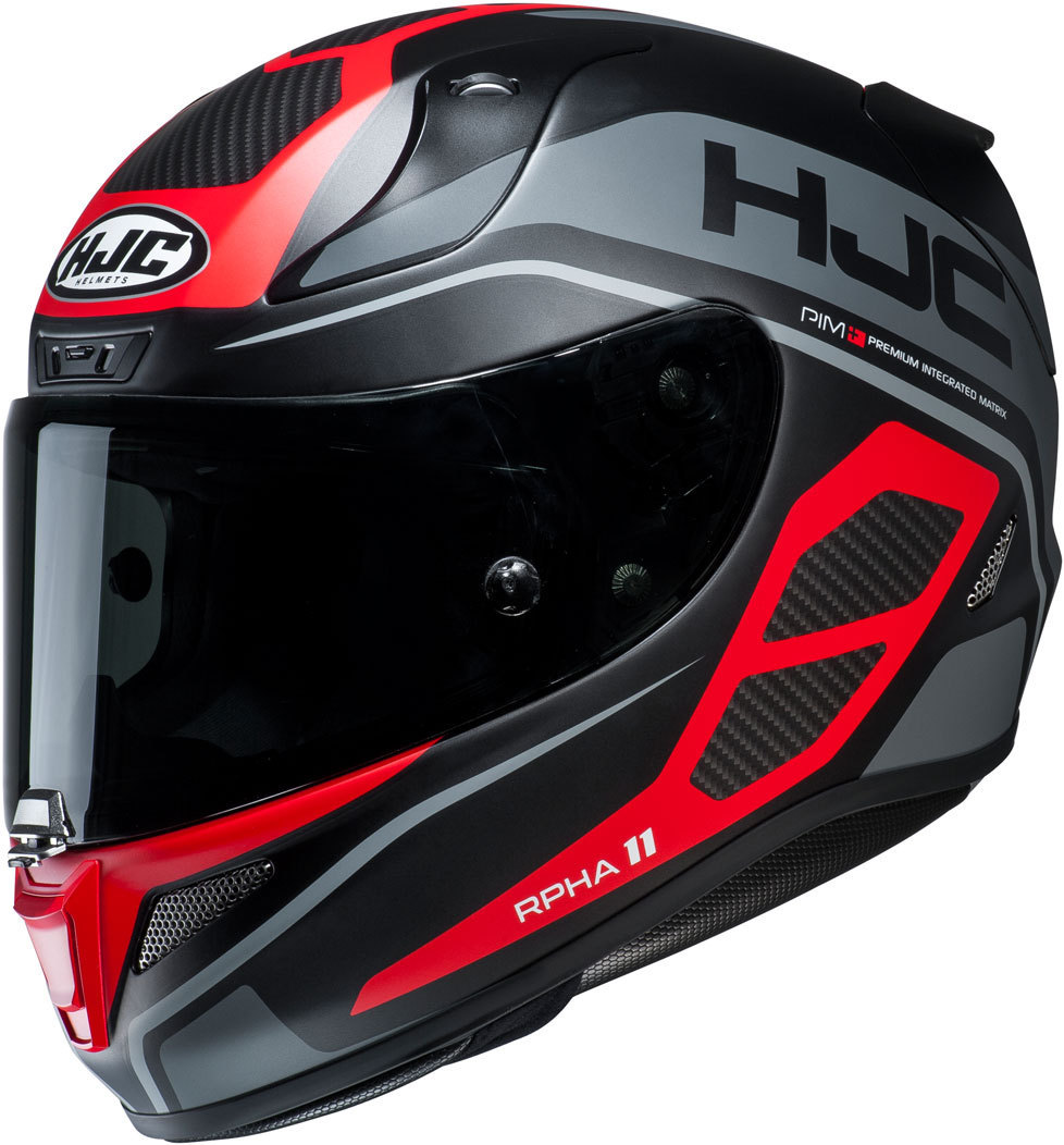 HJC RPH 11 Saravo Casque Noir Rouge 2XS