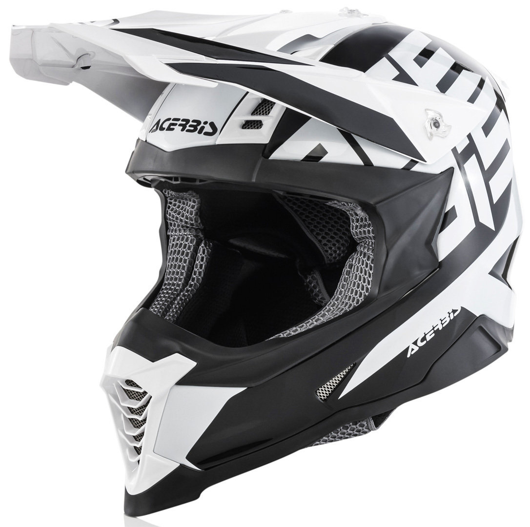 Acerbis X-Racer VTR Casque Motocross Noir Blanc L
