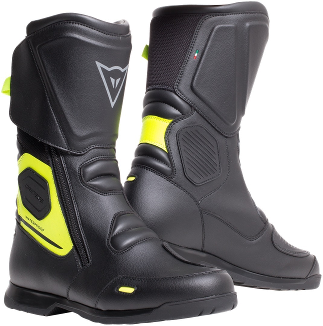 Dainese X-Tourer D-WP waterproof Bottes de moto Noir Jaune 41