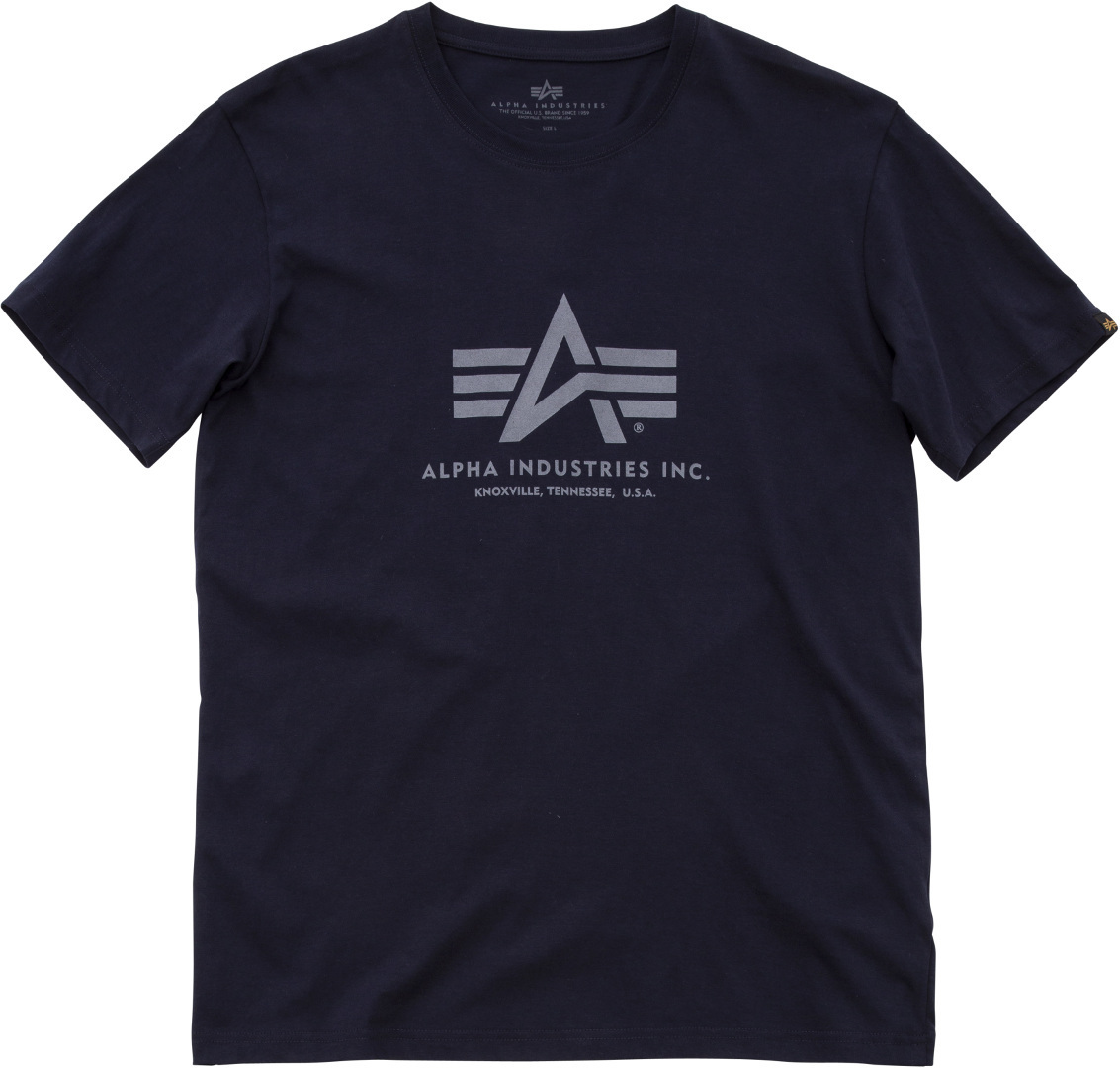 Alpha Industries Basic T-Shirt Gris Bleu S