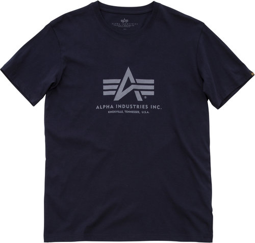 Alpha Industries Basic T Shirt Grijs Blauw 3Xl alpha industries kopen in de aanbieding