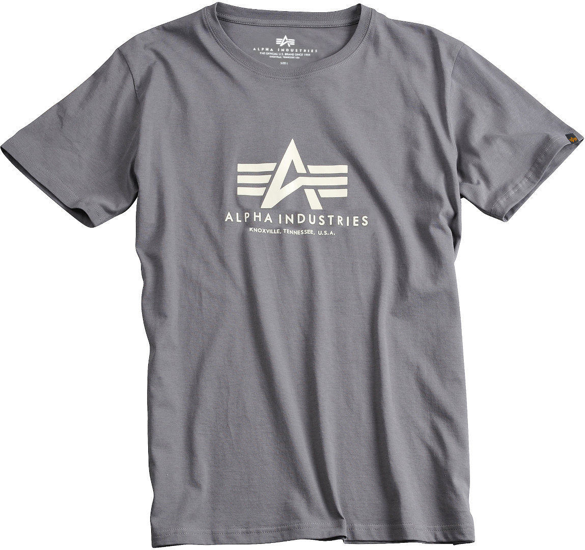 Alpha Industries Basic T-Shirt Noir Gris XS