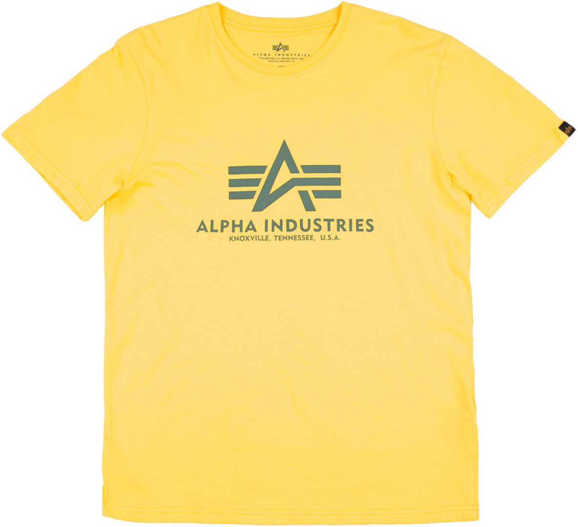 Alpha Industries Basic T-Shirt Jaune M