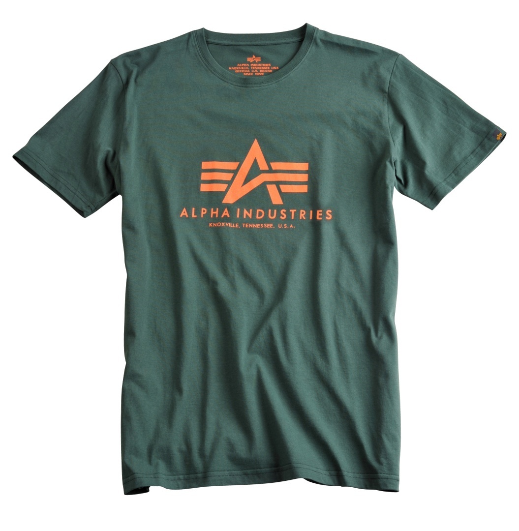 Alpha Industries Basic T-Shirt Vert S