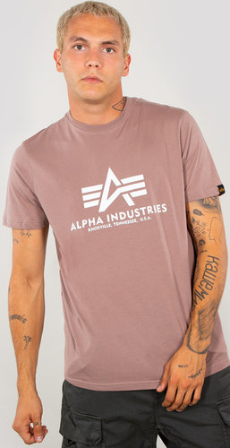 Alpha Industries Basic T Shirt Wit Pink Xl alpha industries kopen in de aanbieding