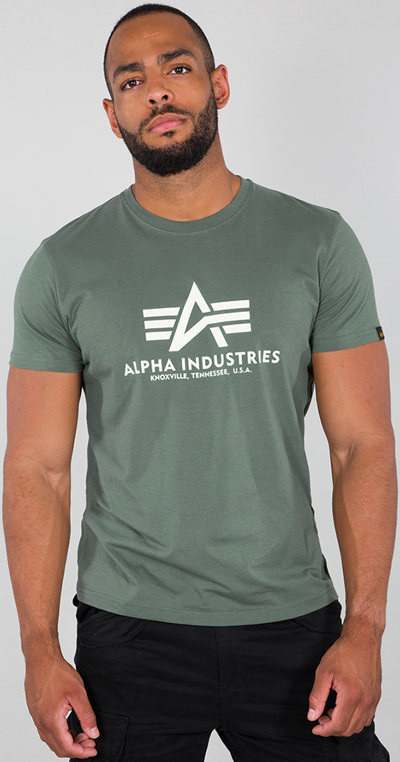 Alpha Industries Basic T-Shirt Vert Brun 4XL