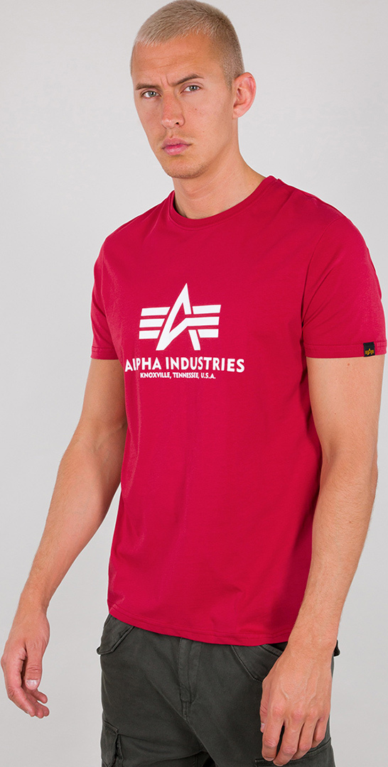 Alpha Industries Basic T-Shirt Rouge XS