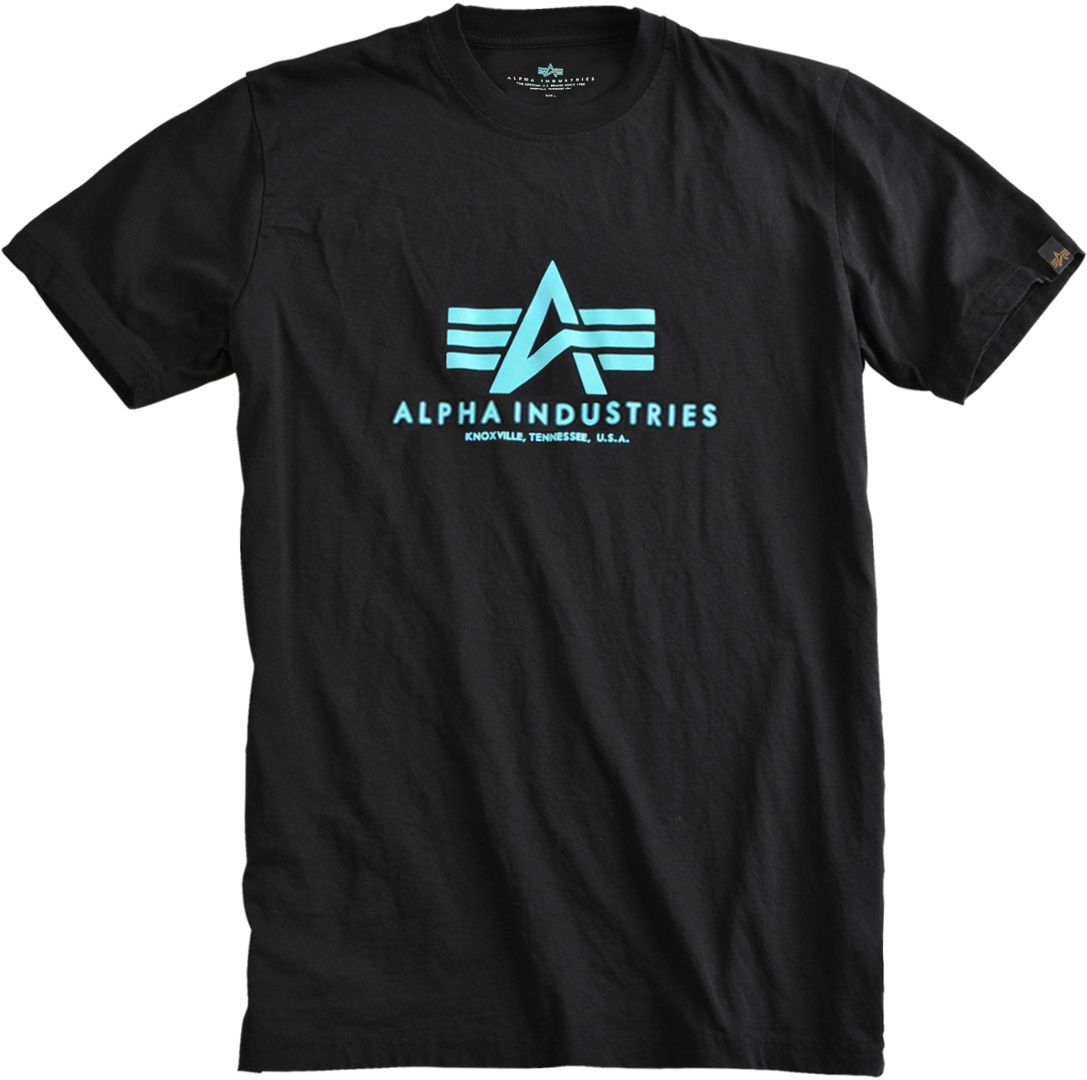 Alpha Industries Basic T-Shirt Noir Bleu 4XL