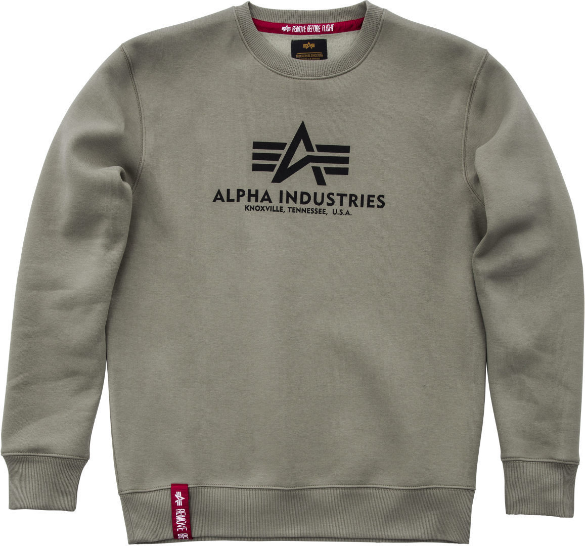 Alpha Industries Basic Sweat-shirt Vert M