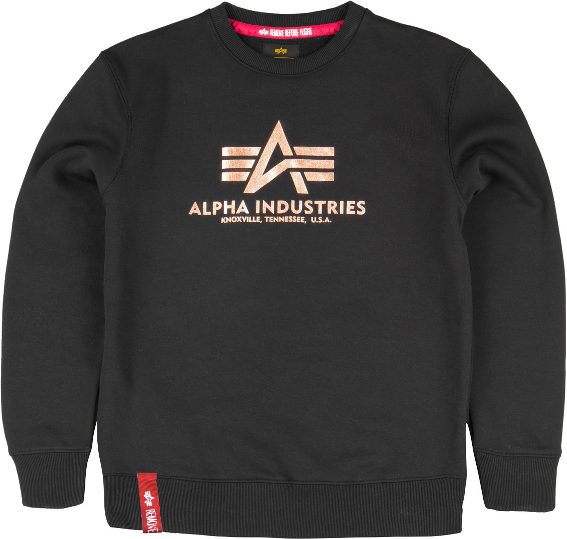 Alpha Industries Basic Sweat-shirt Noir Or L