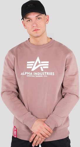 Alpha Industries Basic Sweatshirt Pink Xl alpha industries kopen in de aanbieding