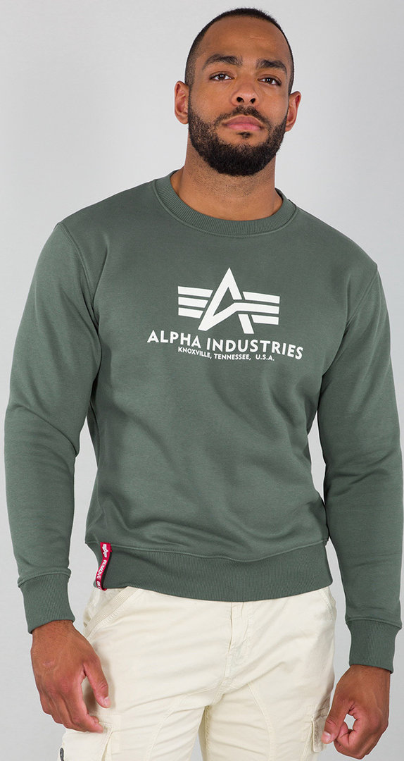 Alpha Industries Basic Sweat-shirt Vert 2XL