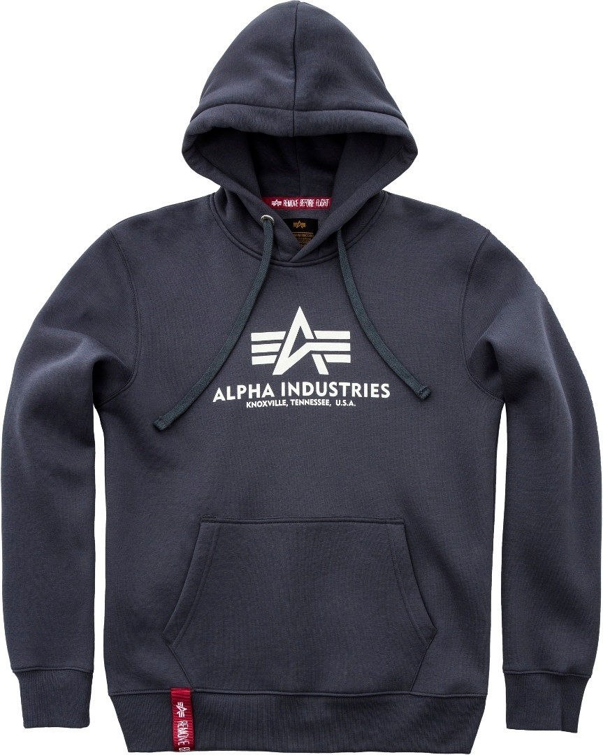Alpha Industries Basic Chandail à capuchon Gris L