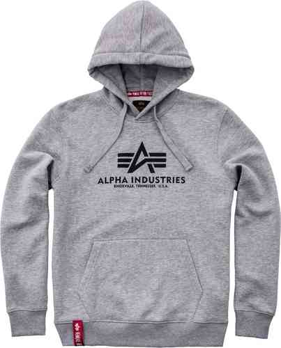 Alpha Industries Basic Sudadera con capucha Gris S