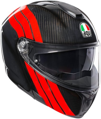 Agv Sportmodular Plk Stripes Carbon Helm Zwart Rood 3Xl agv kopen in de aanbieding Agv Sportmodular Plk Stripes Carbon Helm Zwart Rood 3Xl agv kopen in de aanbieding