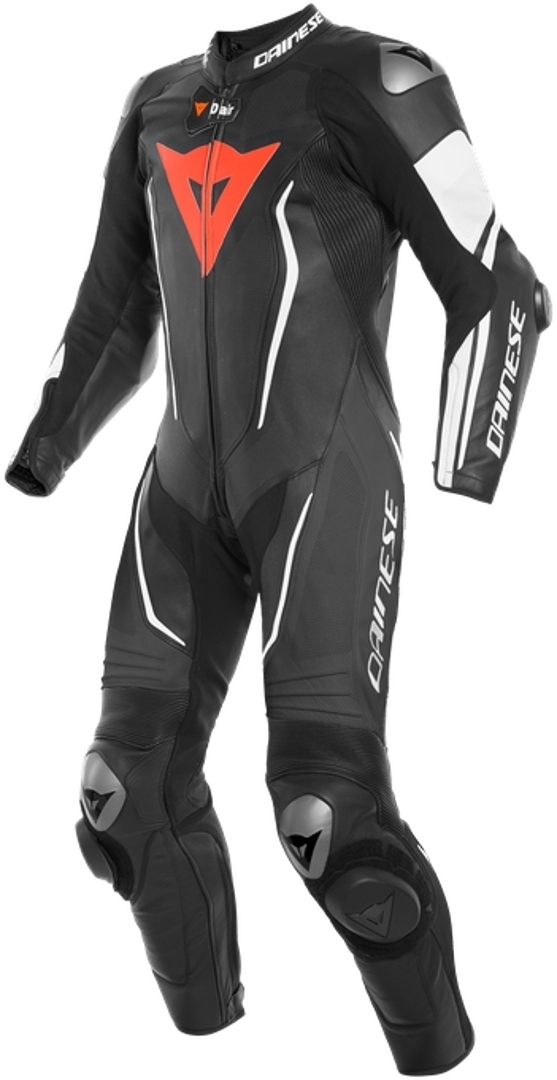 Dainese Misano 2 D-Air® Airbag Combinaison de cuir perforé moto One... Noir Blanc 46