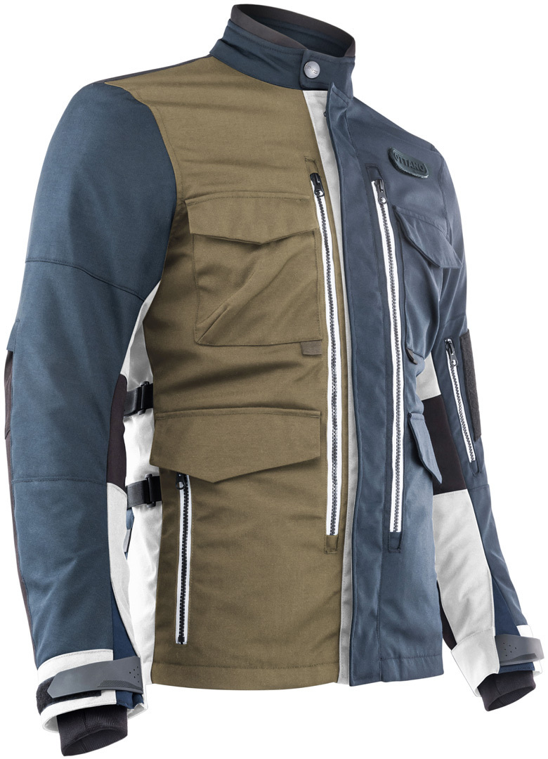 Acerbis Ottano Adventuring 2.0 Veste textile de moto Vert Bleu S