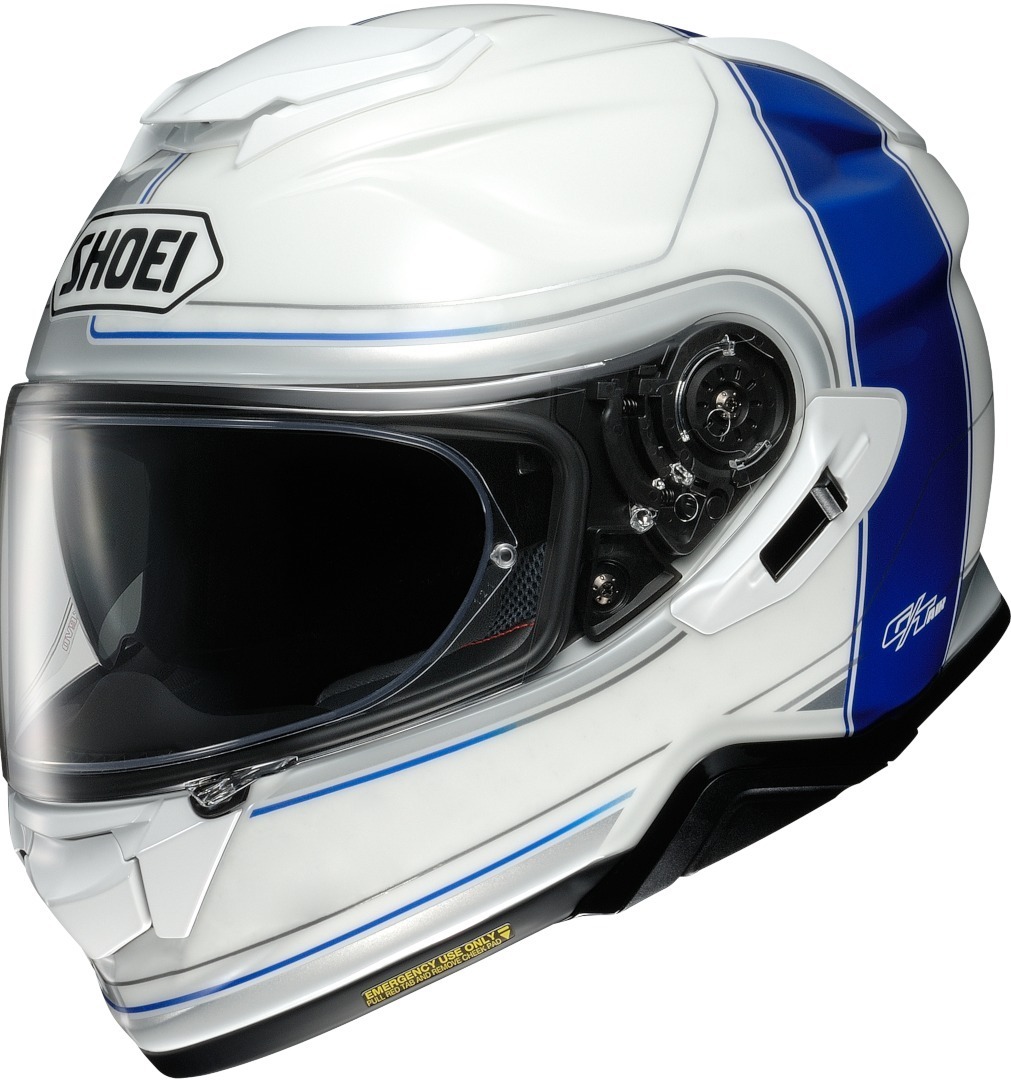 Shoei GT Air 2 Crossbar Casque Blanc Bleu XS