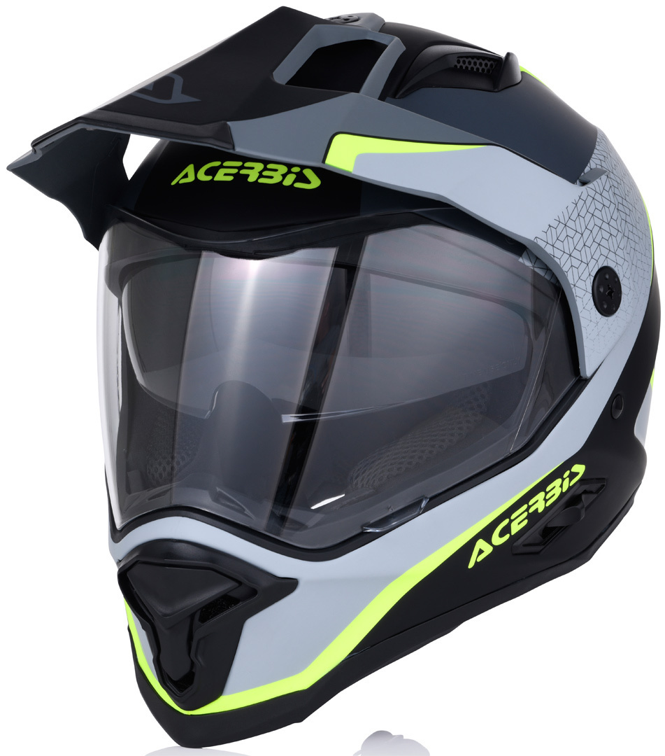 Image of Acerbis Reactive Graffix Casque Motocross Noir Gris 2XL