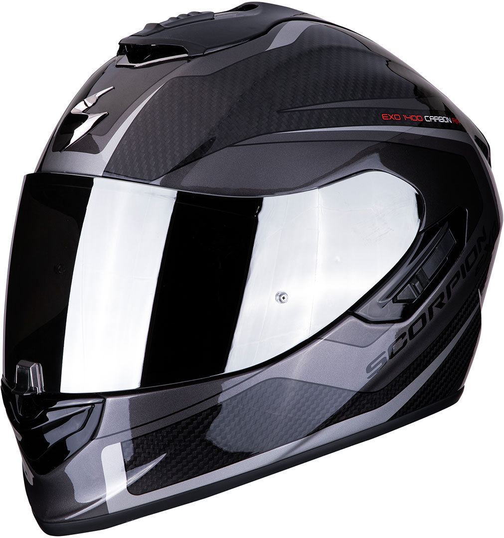 Scorpion EXO 1400 Air Carbon Esprit Casque Noir Argent S