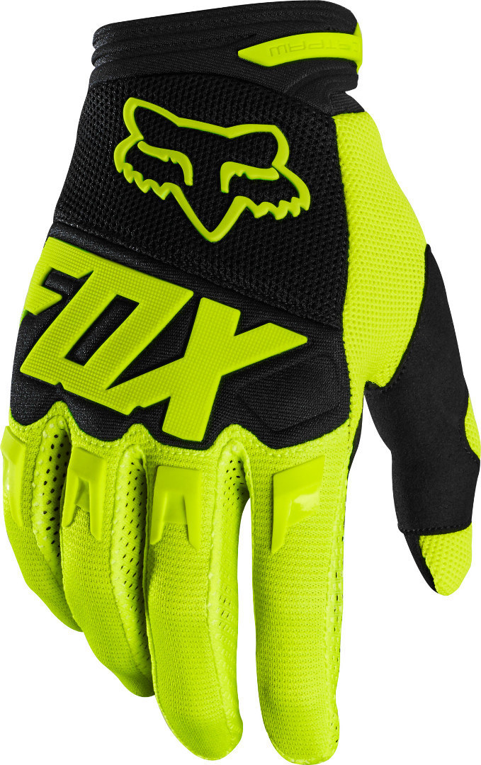 FOX Dirtpaw Race Gants Motocross Jaune L