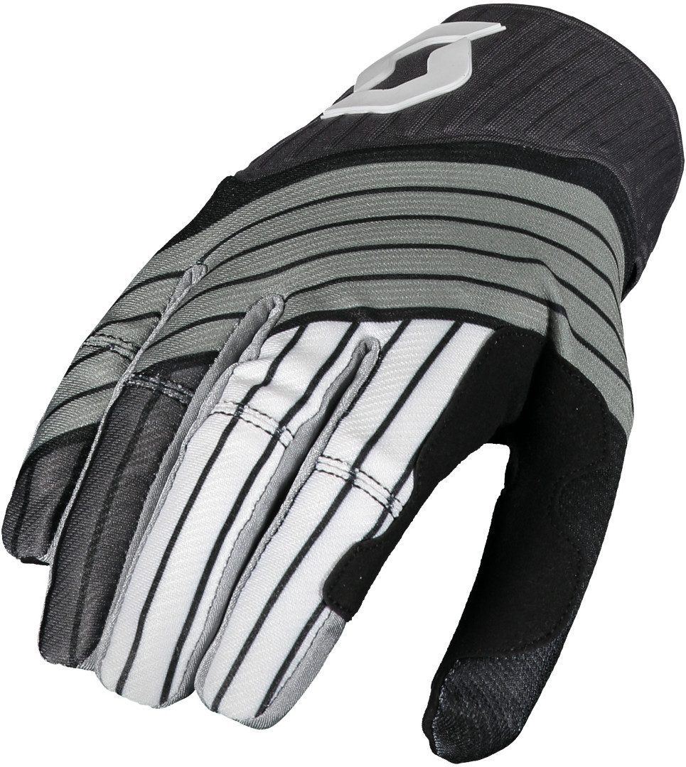 Scott 450 Podium Gants de motocross Noir Blanc XL