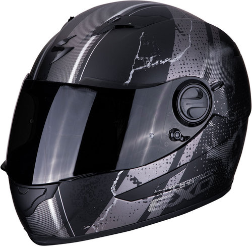 Scorpion Exo 490 Dar Helm Zwart Zilver 2Xl scorpion kopen in de aanbieding