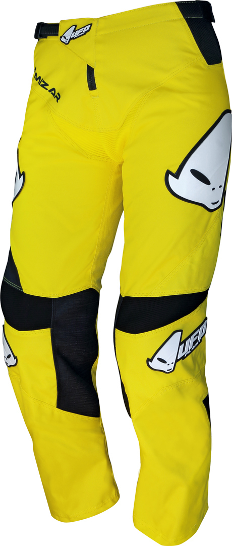 UFO Mizar Pantalon de Motocross enfants Noir Jaune 30