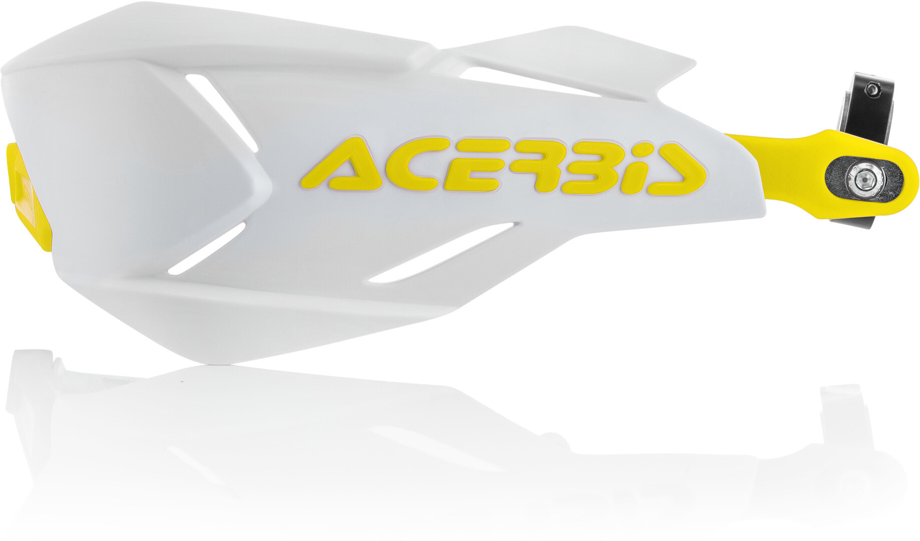 Acerbis X-Factory Hand Guard Garde de main Blanc Jaune unique taille