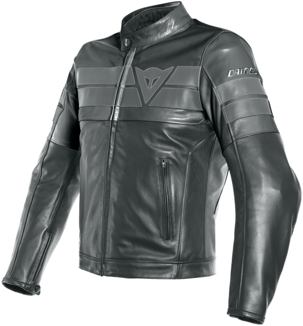 Image of Dainese 8-Track Veste de moto en cuir Noir 44