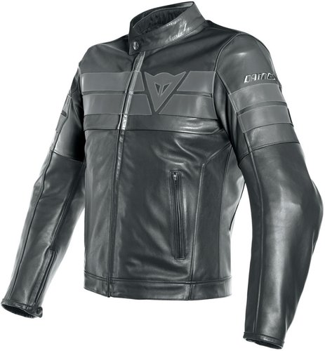 Dainese 8 Track Geperforeerde Motorfiets Lederen Jas Zwart 46 dainese kopen in de aanbieding
