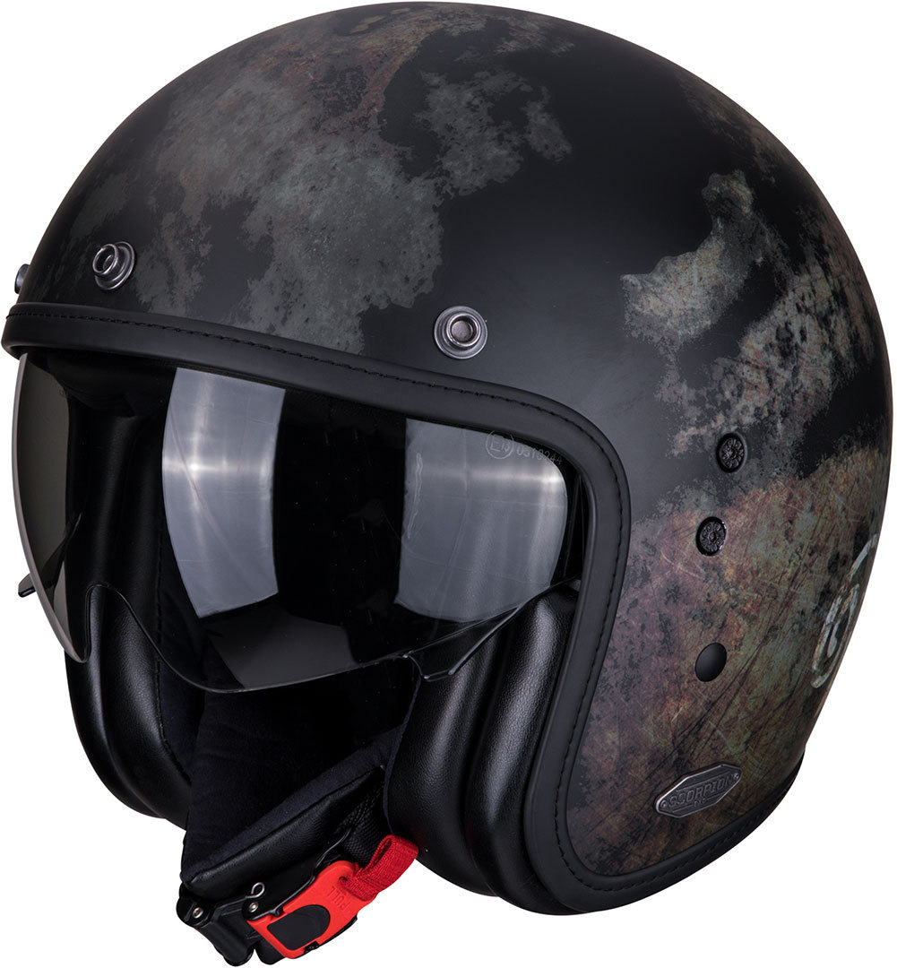 Scorpion Belfast Tempus Jet-Helmet Multicolore XS