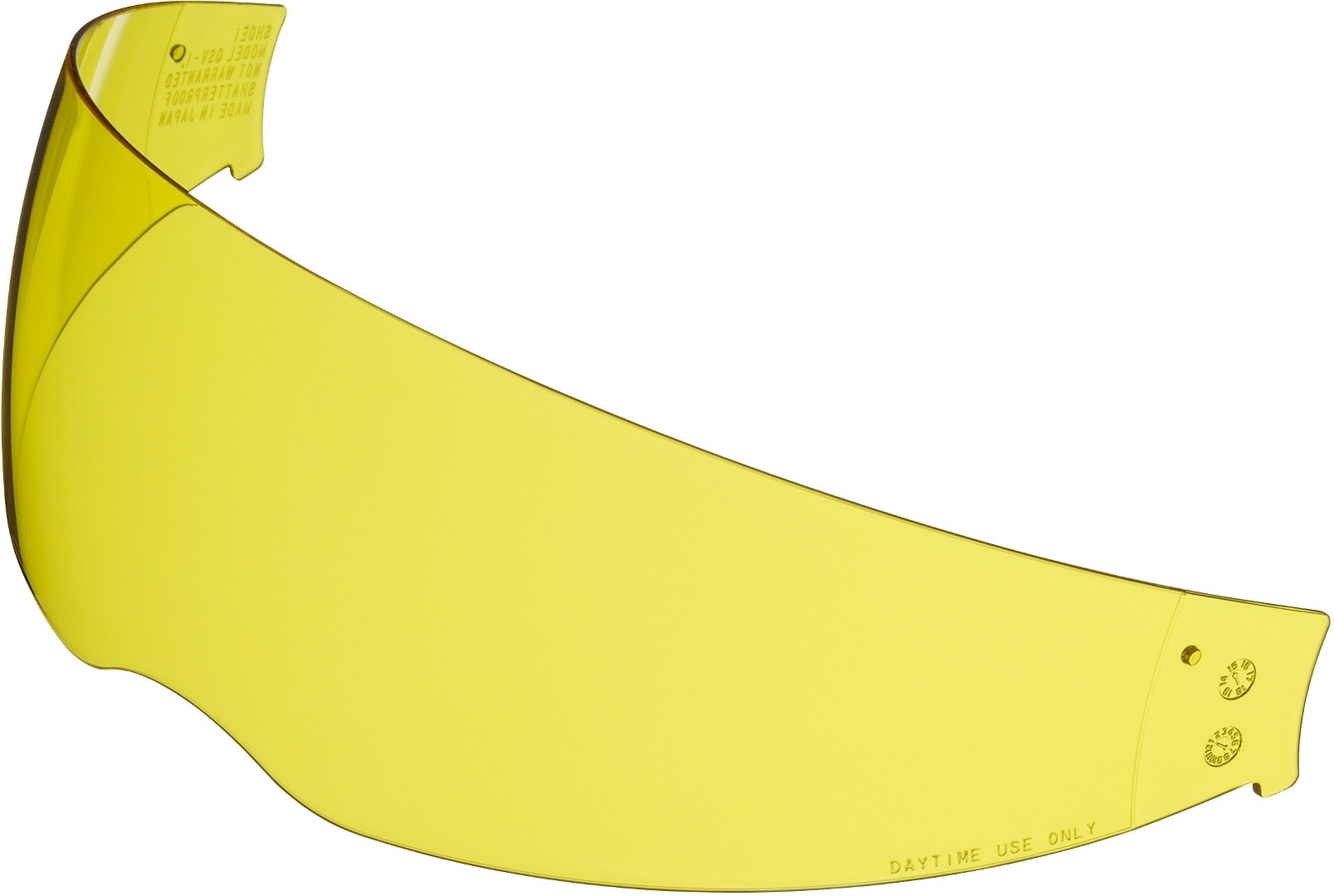 Image of Ecran casque Shoei SUNVISOR - QSV2 YELLOW - GTAIR 2/J CRUISE II