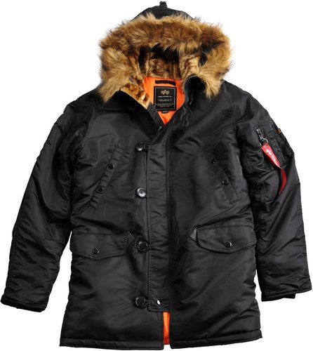 Alpha Industries N3B Vf 59 Jas Zwart alpha industries kopen in de aanbieding