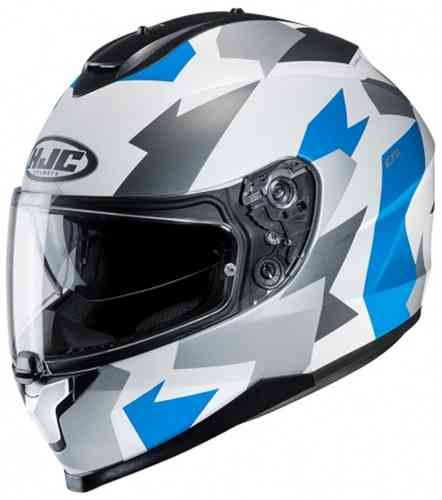 Hjc C70 Valon Helm Grijs Wit Blauw hjc kopen in de aanbieding Hjc C70 Valon Helm Grijs Wit Blauw hjc kopen in de aanbieding