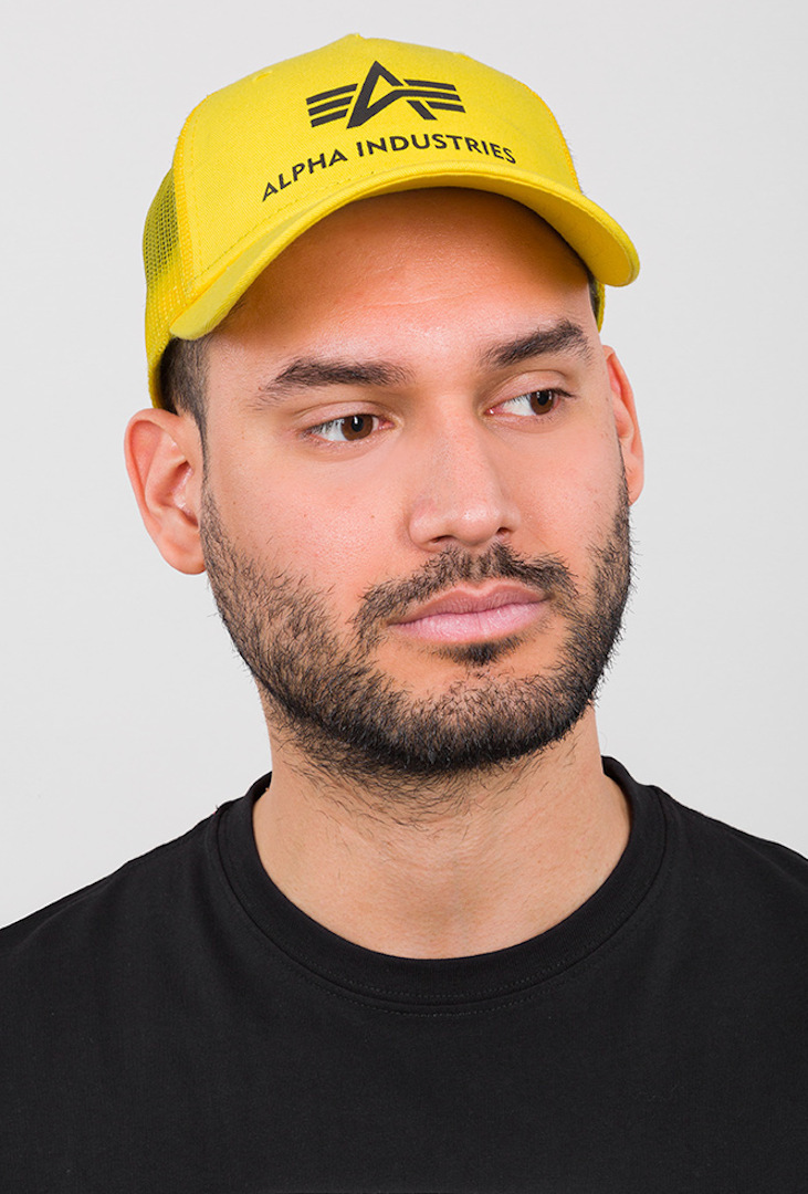 Alpha Industries Basic Trucker Cap Jaune unique taille