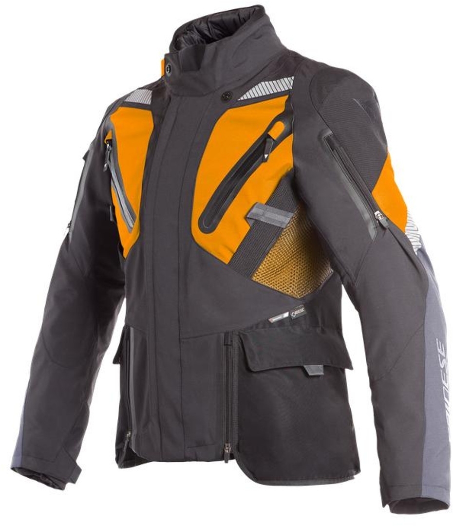 Dainese Gran Turismo GoreTex Veste Textile moto Noir Orange 46