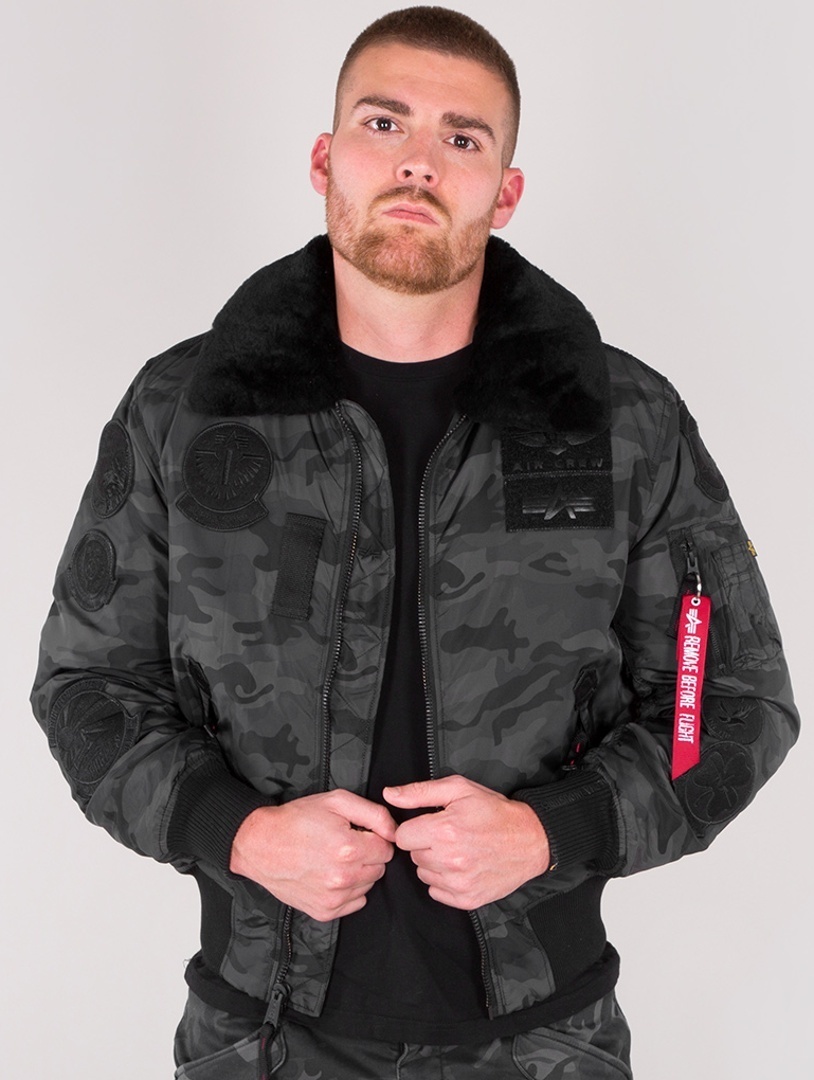 Alpha Industries Injector III Patch Veste Noir Multicolore M