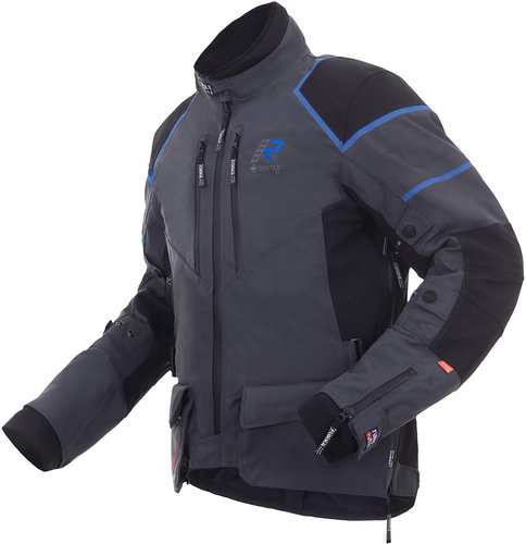 Rukka Exegal Gore-Tex Chaqueta textil de motocicleta Gris Azul 64