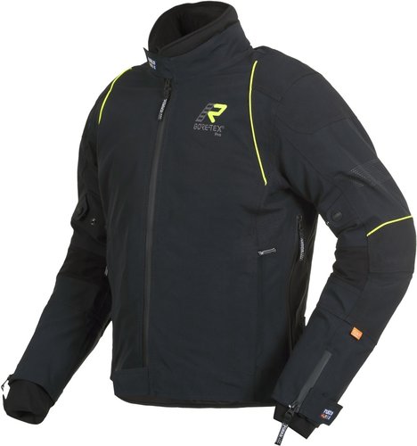 Rukka Armarone Gore Tex Motorfiets Textiel Jas Zwart Geel 62 rukka kopen in de aanbieding