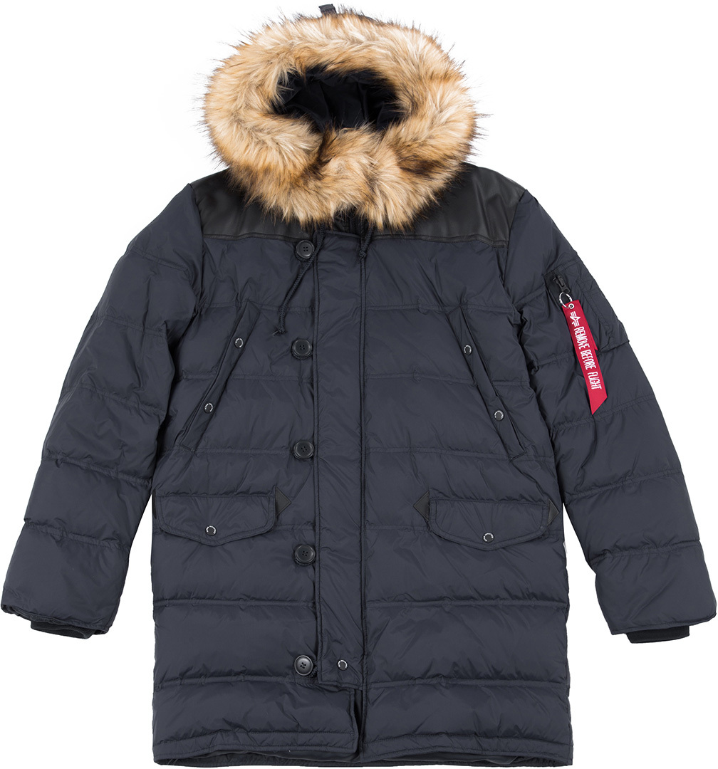 Alpha Industries N3-B Puffer Doudoune Bleu 3XL