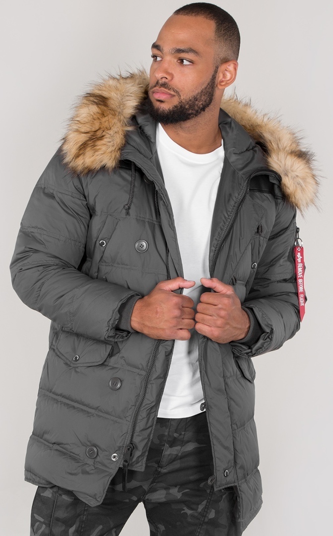 Alpha Industries N3-B Puffer Doudoune Gris XS