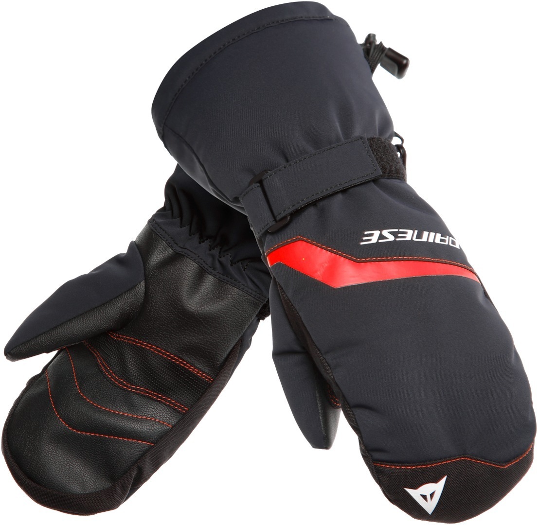Dainese Scarabeo Gants de Ski enfants Noir Rouge M