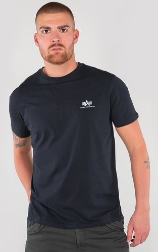 Alpha Industries Basic T Small Logo T Shirt Blauw 5Xl alpha industries kopen in de aanbieding