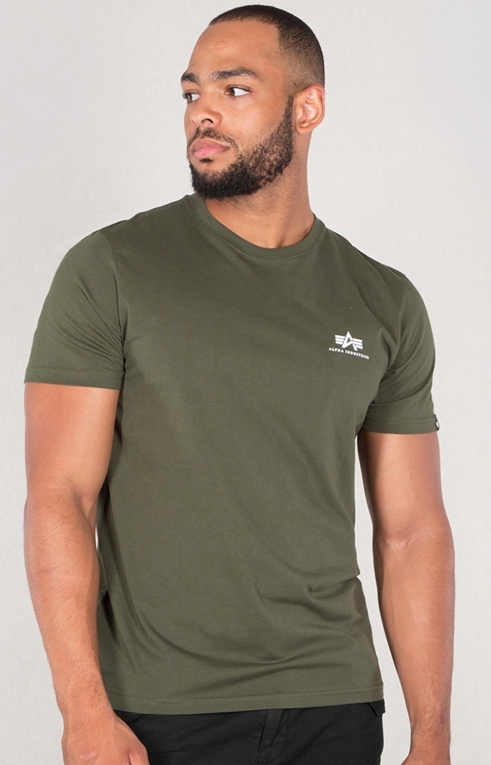 Alpha Industries Basic T Small Logo T-Shirt Vert S