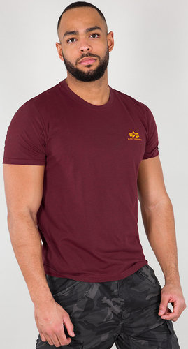 Alpha Industries Basic T Small Logo T Shirt Rood 3Xl alpha industries kopen in de aanbieding