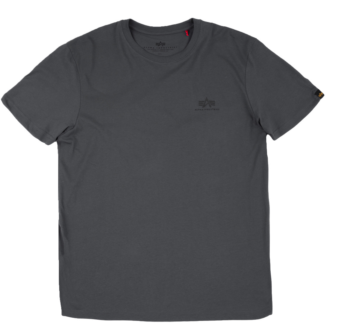 Alpha Industries Basic T Small Logo T-Shirt Noir Gris M