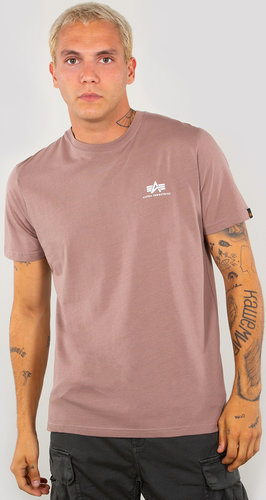 Alpha Industries Basic T Small Logo T Shirt Pink 2Xl alpha industries kopen in de aanbieding